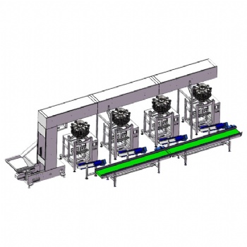 4-in-1 Weighing Packaging Line